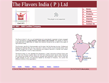 Tablet Screenshot of flavorsindia.com